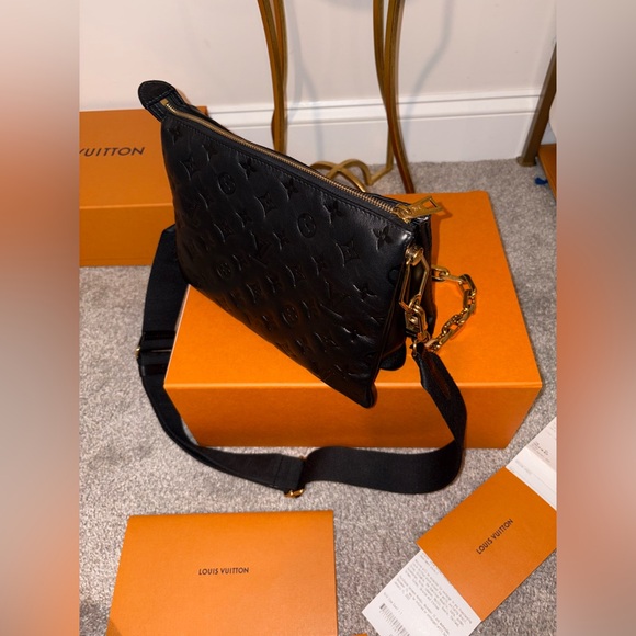 Louis Vuitton Black Coussin PM handbag Monogram-embossed - Picture 8 of 17